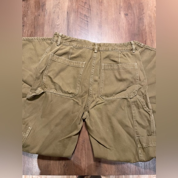 Tan Cargo pants high rise - Picture 4 of 7
